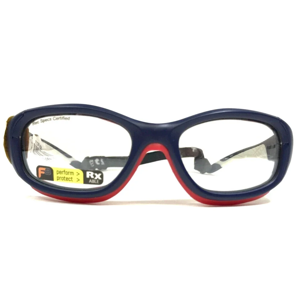 Rec Specs Athletic Goggles Frames SLAM PATRIOT Matte Navy Blue Red 52-17-130